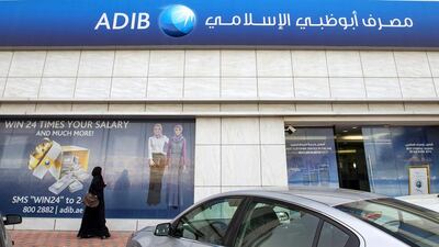 Shares of ADIB, which can only be bought and sold by UAE nationals, rose 1.4 per cent to Dh5.1. Mona Al-Marzooqi / The National
