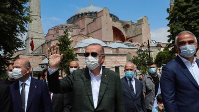 Turkey's President Recep Tayyip Erdogan says his forces will stay in Syria until the people 'are free'. AFP