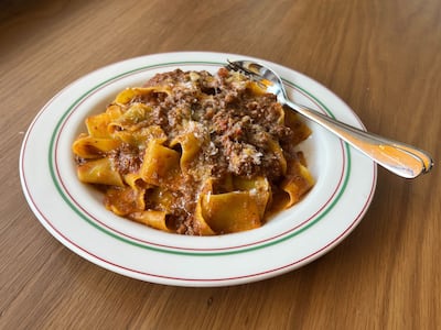 Pappardelle Bolognese from Middle Child in Alserkal Avenue. Chris Whiteoak / The National