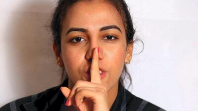 Sarah Essam hopes to encourage other Egyptian women to play football professionally. Courtesy Sarah Essam