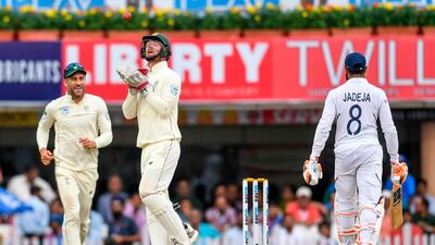 India's Ravindra Jadeja walks back to the pavilion after being dismissed by South Africa's George Linde . AFP