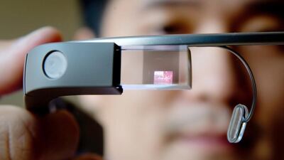 The Google Glass is already attracting growing numbers of third-party apps developers anxious to get a headstart in wearable computing. AP Photo / The Canadian Press, Darryl Dyck