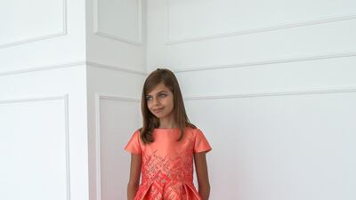 A look from Rami Al Ali's debut childrenswear collection