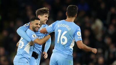 Mahrez completed a great afternoon for City. Reuters