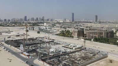 The 6,000 square metre Motorsport Business Park will house racing teams and motor sports businesses, which will be located in the centre of the 5.39-kilometre Dubai Autodrome race circuit. Sarah Dea/The National