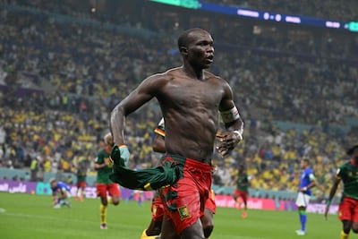 Cameroon forward Vincent Aboubakar could soon become a teammate of Cristiano Ronaldo. AFP