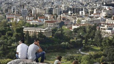 A default would instantly result in Greece’s exit from European monetary union but would set a dangerous precedent that would encourage other far-left political movements across the euro zone. Kostas Tsironis / Bloomberg