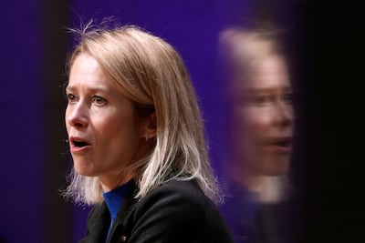 The EU's foreign affairs chief Kaja Kallas said in October that foreign ministers agreed to pause discussions on sanctions against Israel. AFP