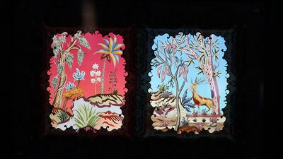 Jason Seife's work digitally explores the storytelling aspect of regional carpets, particularly the way they depict gardens