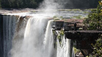 The Kaieteur Falls remain largely untouched.