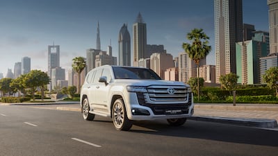 The 2025 Land Cruiser LC300 Hybrid starts at Dh389,000. Photo: Al-Futtaim Toyota