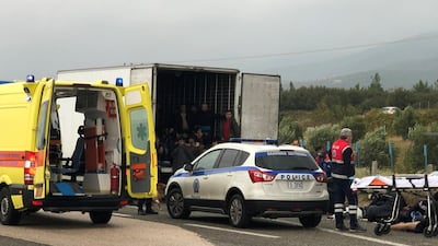 There have been several incidents in recent weeks of migrants being found in lorries around Europe. Reuters