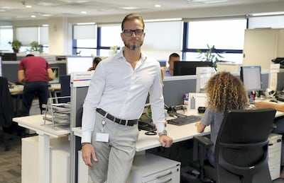 Simone Beretta of Bosch Middle East thinks changes to working weeks should be considered. Pawan Singh / The National