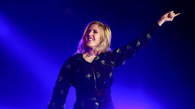Ellie Goulding performs at Dubai Music Week. Victor Besa for The National.
