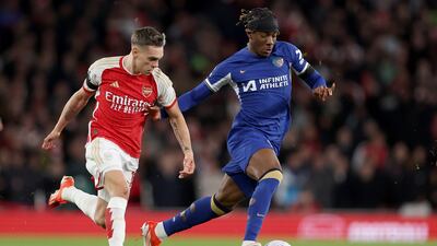 Surging run past Tomiyasu and ball into box almost ended with Cucurella and then Enzo scoring. Flashes of threat from the attacker but lacking in final product at times. Getty Images