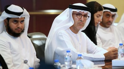 Experts working against childhood obesity were joined by Dr Mugheer Al Khaili, Chairman of Haad and of the childhood obesity prevention task force. Delores Johnson / The National