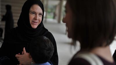 Khawla Barley, who has an autistic child, says it is very difficult for Emiratis to get therapy covered by insurance. Delores Johnson / The National