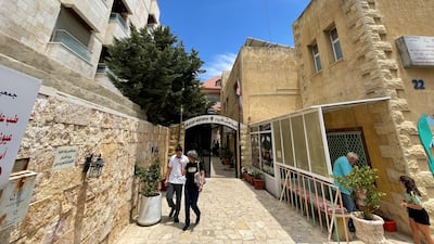 The church complex housing the Saint Luke clinics. Khaled Yacoub Oweis / The National