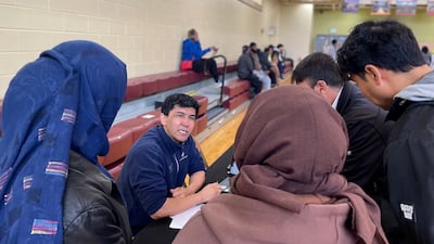 Esmat Gulistani advises refugees and immigrants. Photo: Esmat Gulistani