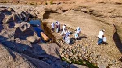 Thousands of people visit Hatta each year, but a lack of waste facilities means that many leave their rubbish behind.