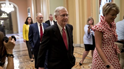 Republican Mitch McConnell is just one step away from pushing the nomination through the Senate. Bloomberg