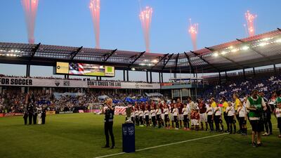 MLS Commissioner Don Garber announced the league's plans to add four expansion teams by 2020. Jamie Squire / AFP