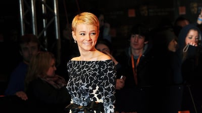Carey Mulligan, wearing Vionnet, arrives at the British Academy Film Awards on February 21, 2010. EPA