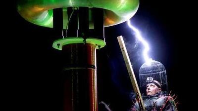 Dr Megavolt and his electrical demonstrations are a huge hit with the festival's crowds. Courtesy Abu Dhabi Science Festival