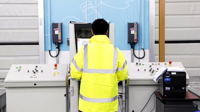 The new purpose-built facility dedicated exclusively to transporting temperature sensitive pharmaceutical shipments at Dubai International Airport. Reem Mohammed / The National