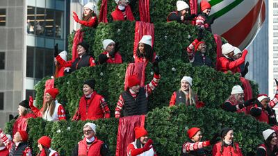 Revellers take part. Getty Images