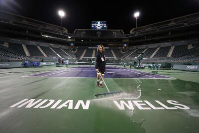 Indian Wells was estimated to have lost $40m due after the tournament was cancelled. AFP