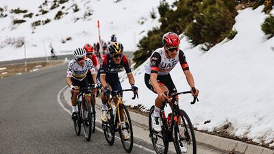 UAE Team Emirates rider Joao Almeida and teammates have been preparing for the upcoming Giro D'Italia training in the Sierra Nevada, Spain. Photo: UAE Team Emirates