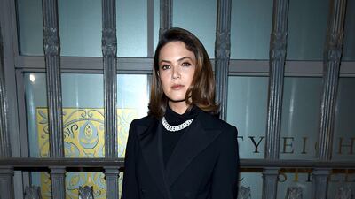 Mandy Moore attends the Ralph Lauren show during New York Fashion Week on September 7, 2019. AFP