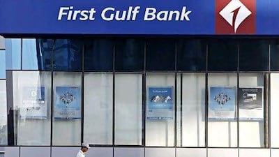 First Gulf Bank reported a 7% increase in net profits to Dh934.7m, spurred on by growth in its international business. Jeff Topping / The National