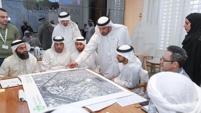 Sheikh Hamdan bin Mohammed, Crown Prince of Dubai, attends the “Future Dialogue” sessions on Dubai Plan 2021, where he was briefed on plans to accelerate the achievement of Dubai Plan 2020. Wam