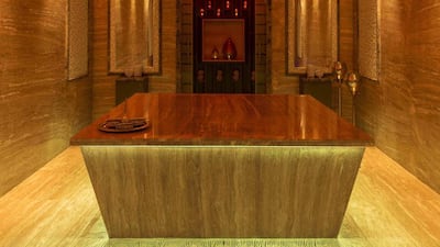 The Iridium Spa at the St Regis Saadiyat Island Resort has recently opened its new hammam suite. Courtesy St Regis