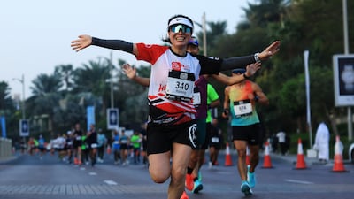 Runners of all skill levels from across the world took part in the Dubai Marathon on February 1. There was a double for Ethiopia in the elite runners class when Nibret Melak won the men's race and Anchinalu Dessie took the honours in the women's competition. All images: Reuters