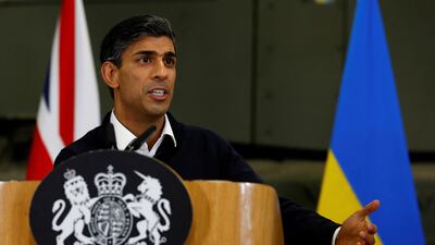 Rishi Sunak, cabinet members and former prime ministers would lose their seats as MPs if the poll results were replicated in a general election. Getty Images