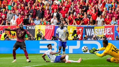 Has been frustrating, goalless tournament for big striker due to his own poor finishing and VAR interventions. No sniff of goal until 70th minute here when Maignan saved his powerfully hit strike. AP