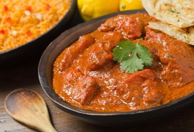 Chicken tikka masala. Photo: Alamy