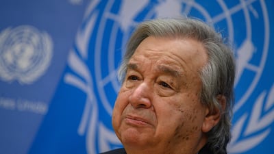UN Secretary General Antonio Guterres. AFP