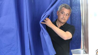 France's Minister for Interior and Overseas Gerald Darmanin. AFP