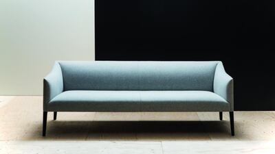 The Couve sofa for Andreu World, by Piergiorgio Cazzaniga. It highlights the Italian designer’s signature streamlined aesthetic, inspired by his love of mid-century Scandinavian design. Courtesy Andreu World