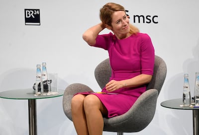 Kaja Kallas, the Estonian Prime Minister, said Europe had to match Russia's commitment to the war effort by supplying Ukraine with more weapons. AFP