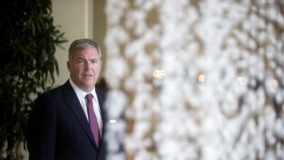 Matthew Harrington, global chief operating officer for Edelman, at the Ritz Carlton Hotel in Abu Dhabi. Christopher Pike / The National