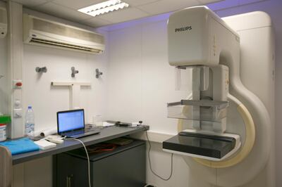 Patients should postpone their mammograms for six weeks after the second dose of the Covid-19 vaccine, unless there is a history of cancer. Mona Al-Marzooqi / The National