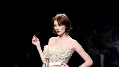 Zuhair Murad is known for his feminine, form-fitting and embroidered designs. Getty