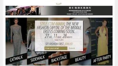 Dirk Standen, the editor-in-chief of Style.com, believes in the Middle East's 'vibrant' audience. Courtesy Nervora and Condé Nast