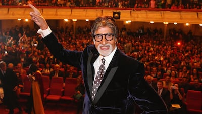 Amitabh Bachchan poses on stage during the Indian Film Festival of Melbourne Awards at Princess Theatre on May 2, 2014 in Melbourne, Australia. Getty Images