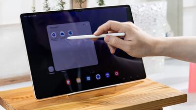 The Galaxy Tab S9+ series comes with a stylus